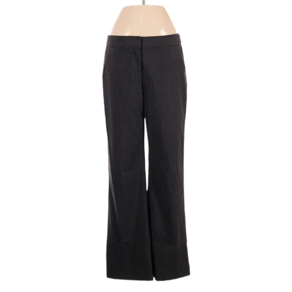 Laundry by Shelli Segal Dress Pants Size 4 S Charcoal Gray Mid Rise Work Career